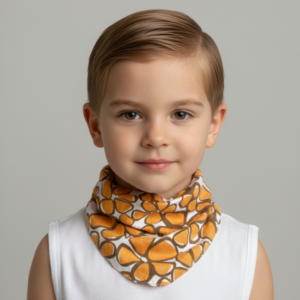 Faixa Tubular Infantil Estampa Tortuga Laranja Green (4-10 Anos)
